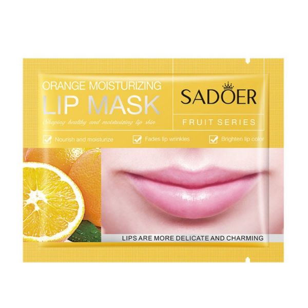 SADOER Moisturizing and nourishing lip mask Orange Moisturizing Lip Mask